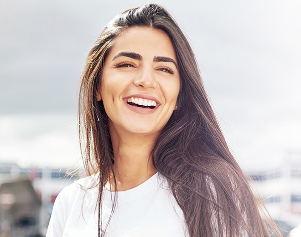 smiling woman