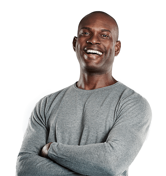 Man with healthy smile