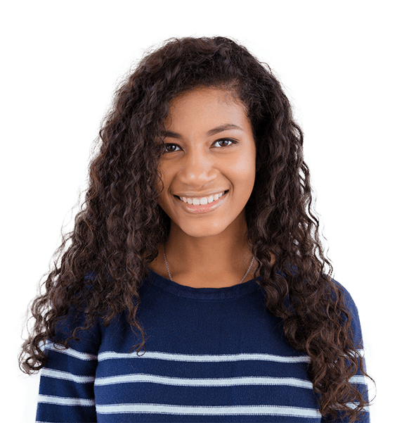 Smiling young woman